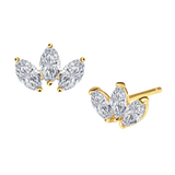 Trio Marquise Diamond Studs
