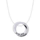 Interlocked Hoops Necklace