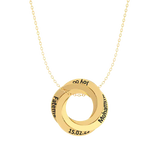 Interlocked Hoops Necklace