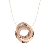 Interlocked Hoops Necklace