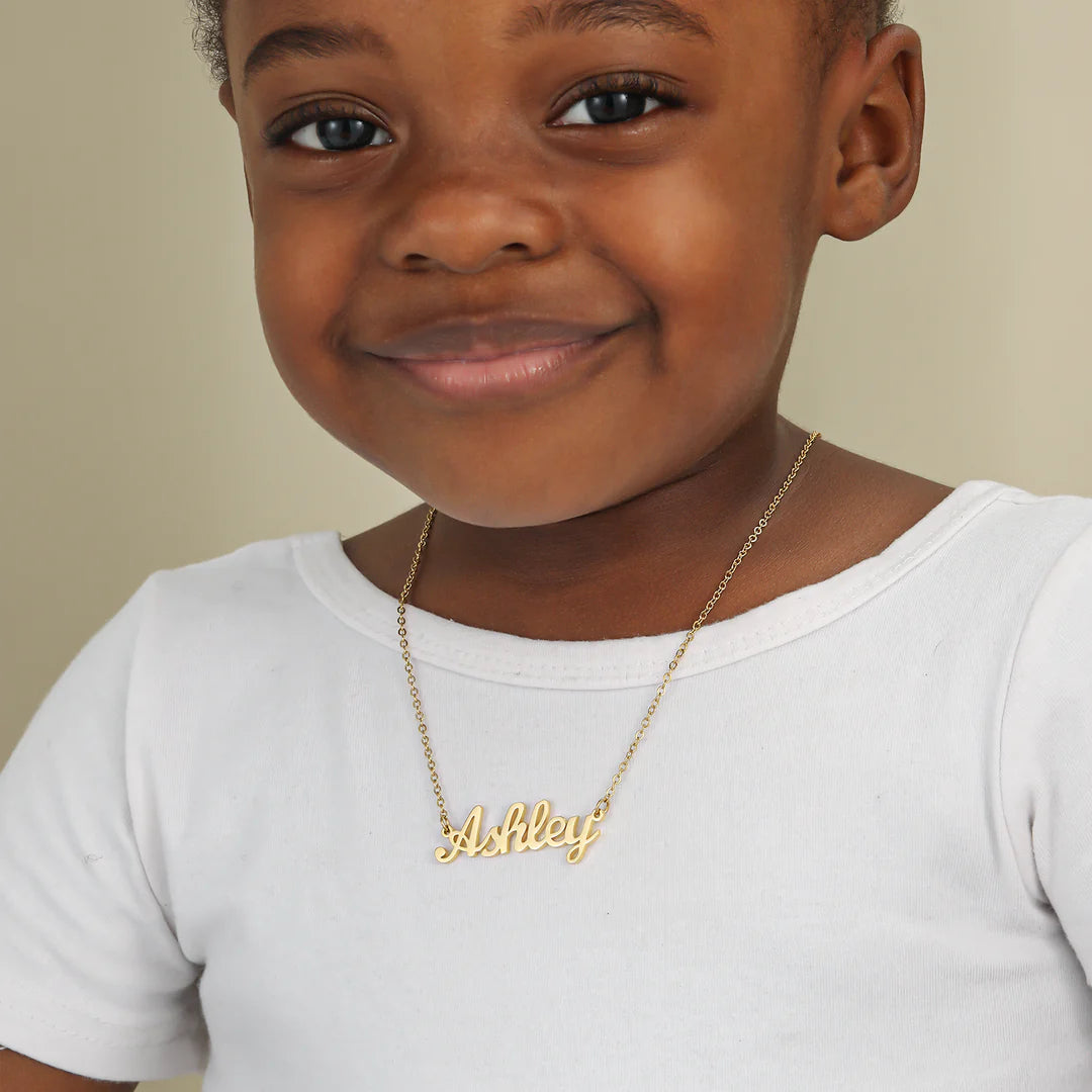 Baby Kids Name Necklace