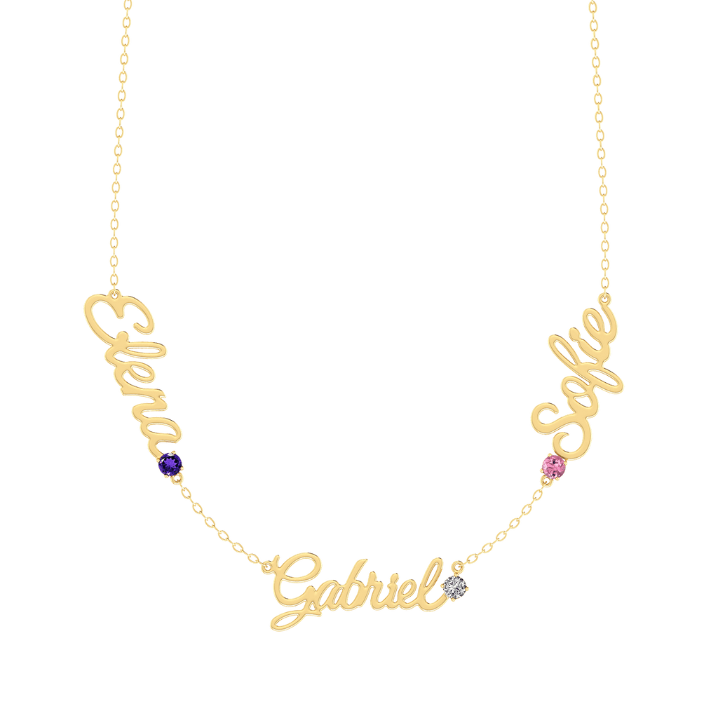 Multiple Names Necklace