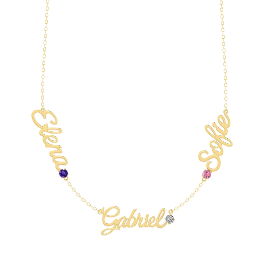 Multiple Names Necklace