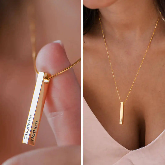 Cubic Bar Women's Necklace