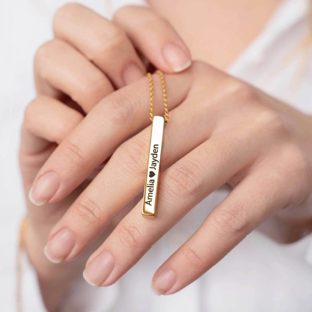 Cubic Bar Women's Necklace