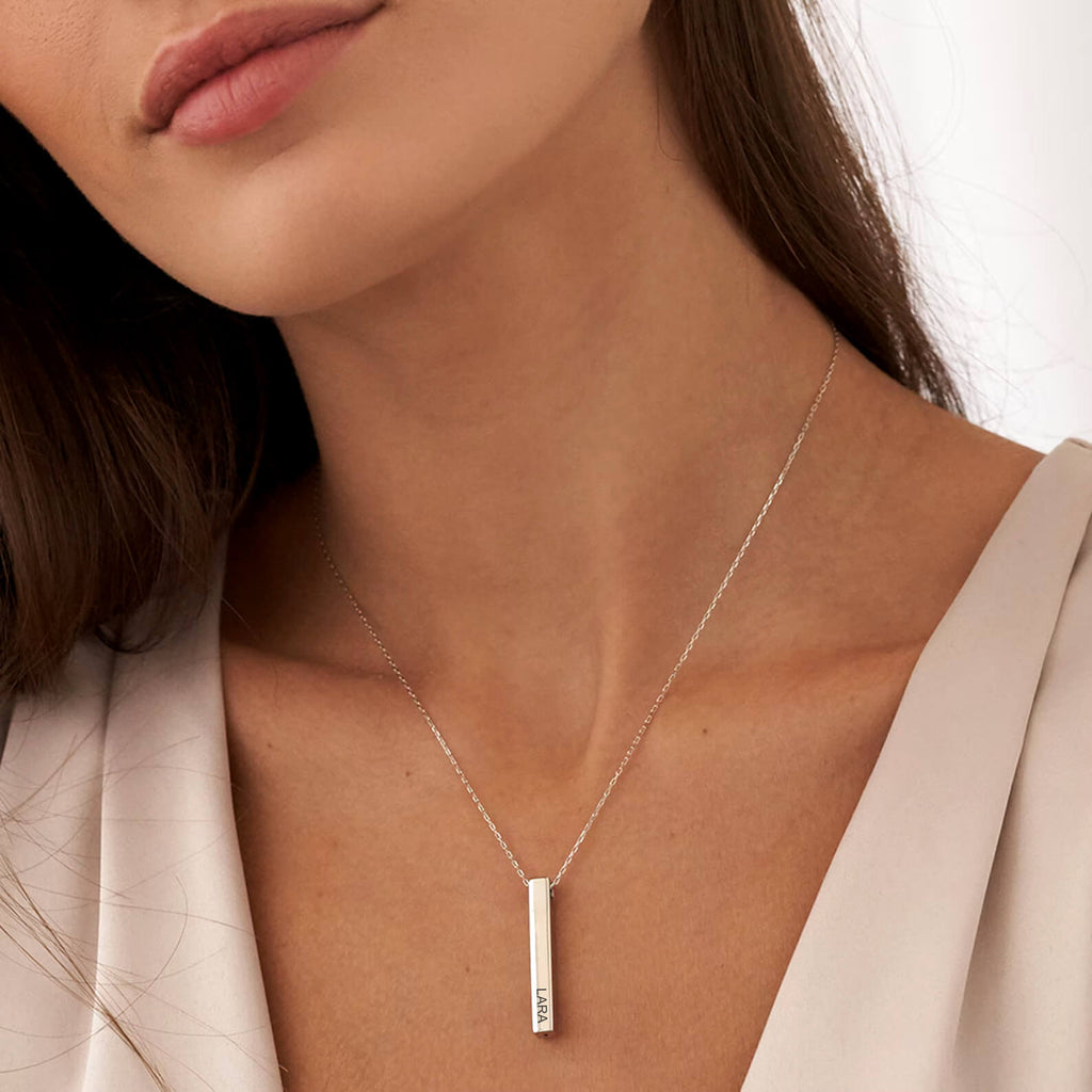 Cubic Bar Women's Necklace