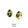 Pear Shaped Birthstone Studs