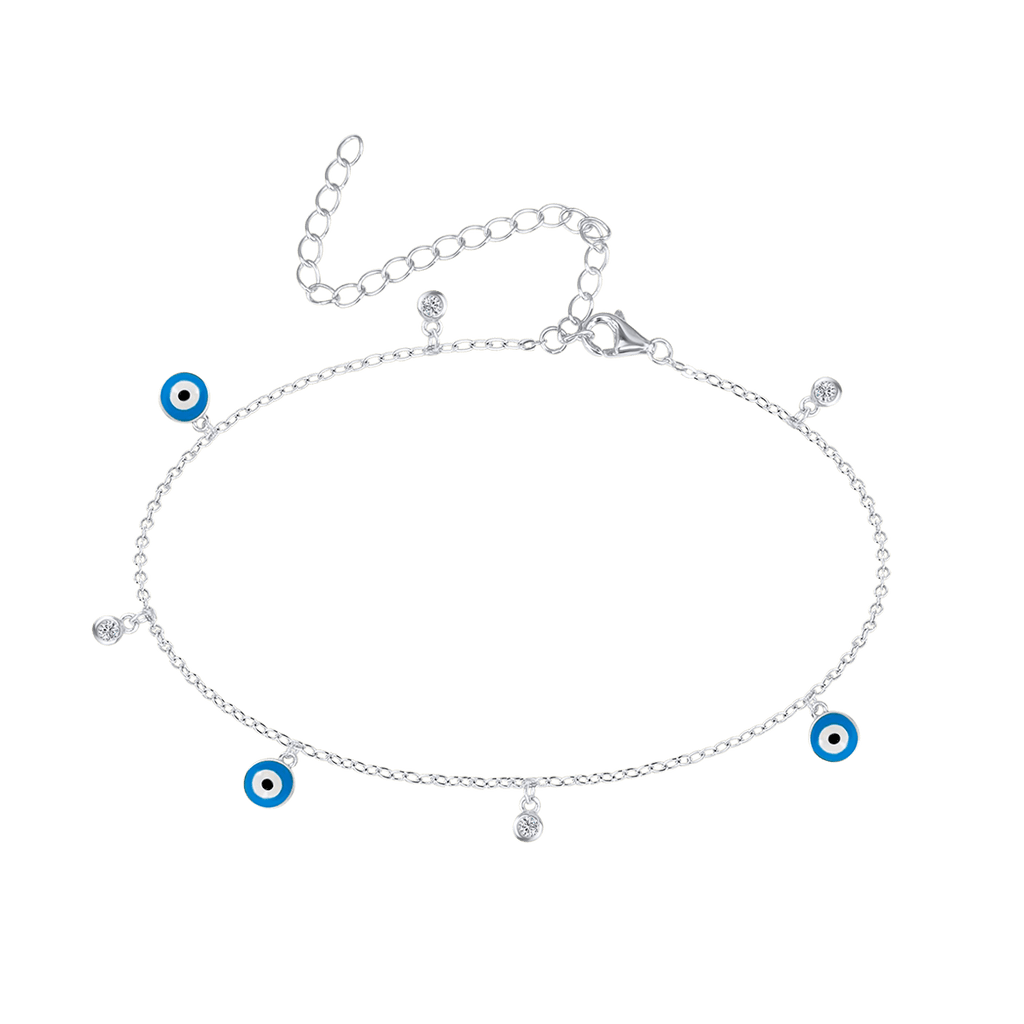 Evil Eye Enamel Anklet