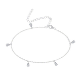 Diamond Droplet Anklet