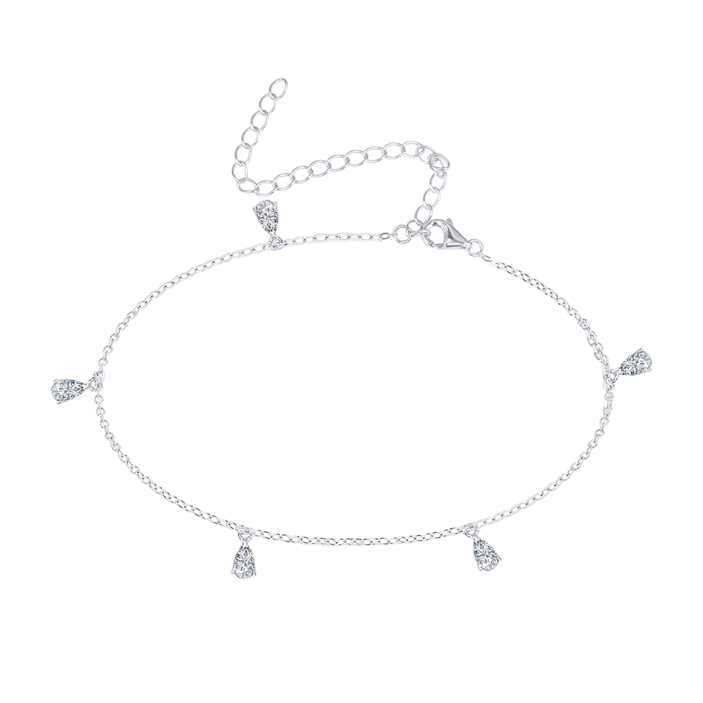 Diamond Droplet Anklet