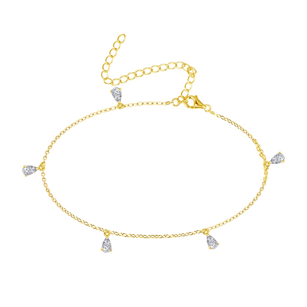 Diamond Droplet Anklet