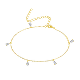 Diamond Droplet Anklet