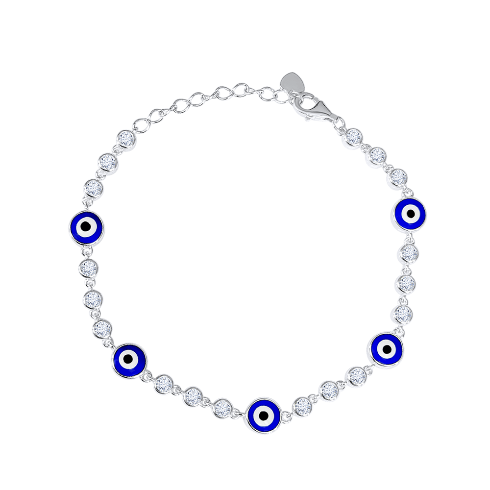 Multi Round Evil Eye Bracelet