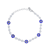 Multi Round Evil Eye Bracelet