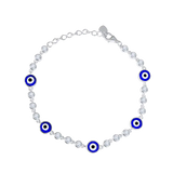 Multi Round Evil Eye Bracelet