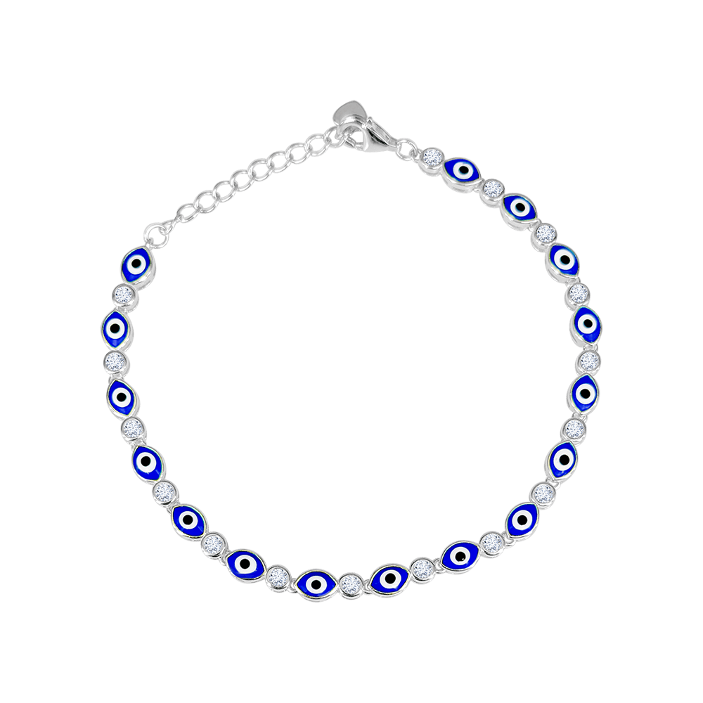 Multi Marquise Evil Eye Bracelet