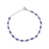 Multi Marquise Evil Eye Bracelet