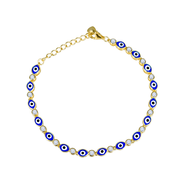 Multi Marquise Evil Eye Bracelet