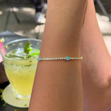 Evil Eye Diamond Tennis Bracelet