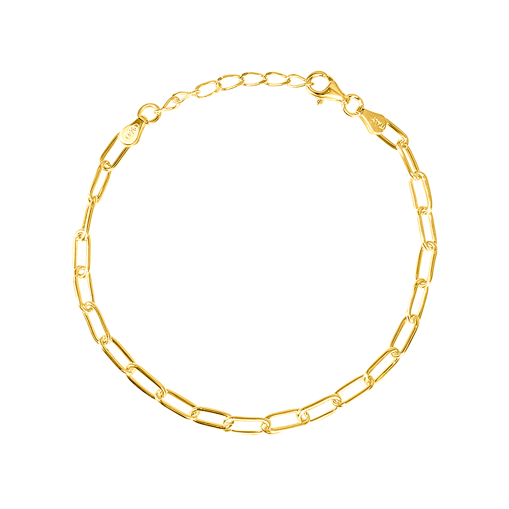 Paper Clip Chain Bracelet