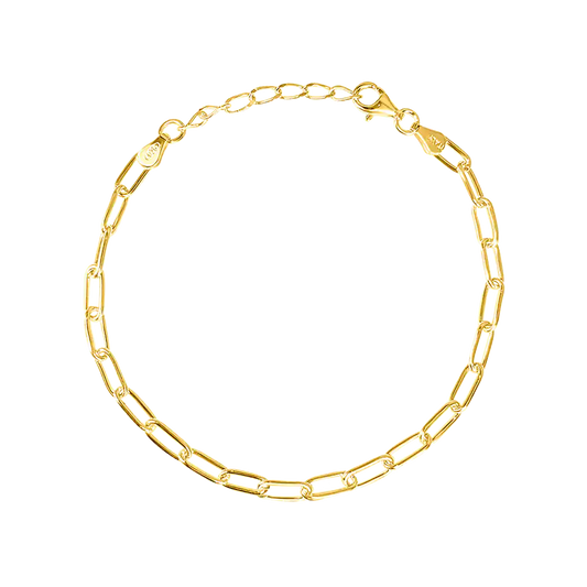 Paper Clip Chain Bracelet