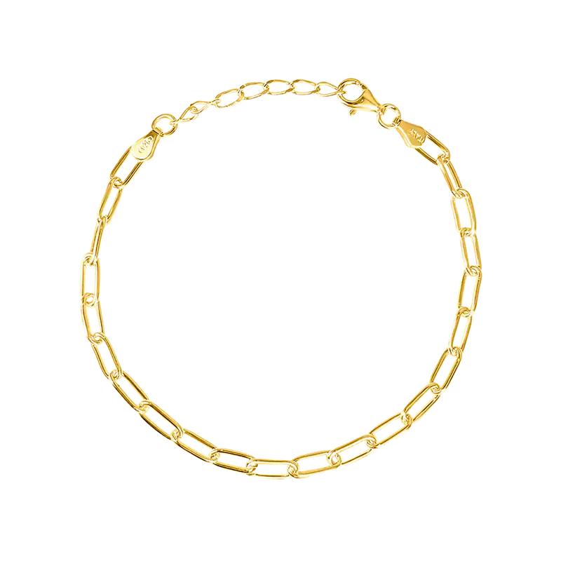 Paper Clip Chain Bracelet