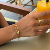 Safety Pin Bracelet