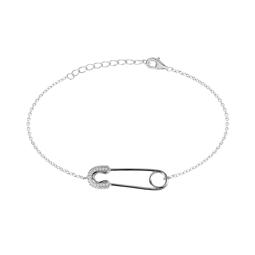 Safety Pin Bracelet