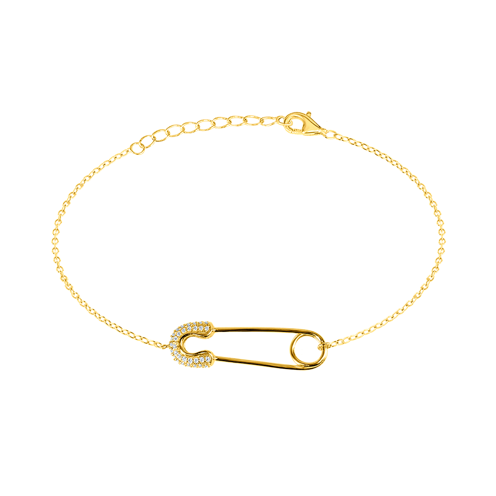 Safety Pin Bracelet