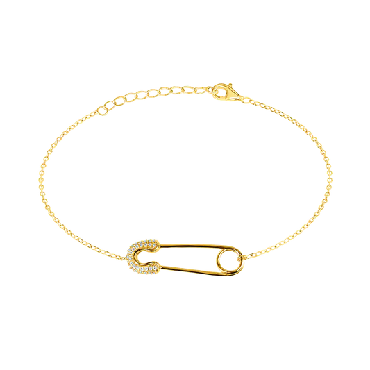 Safety Pin Bracelet