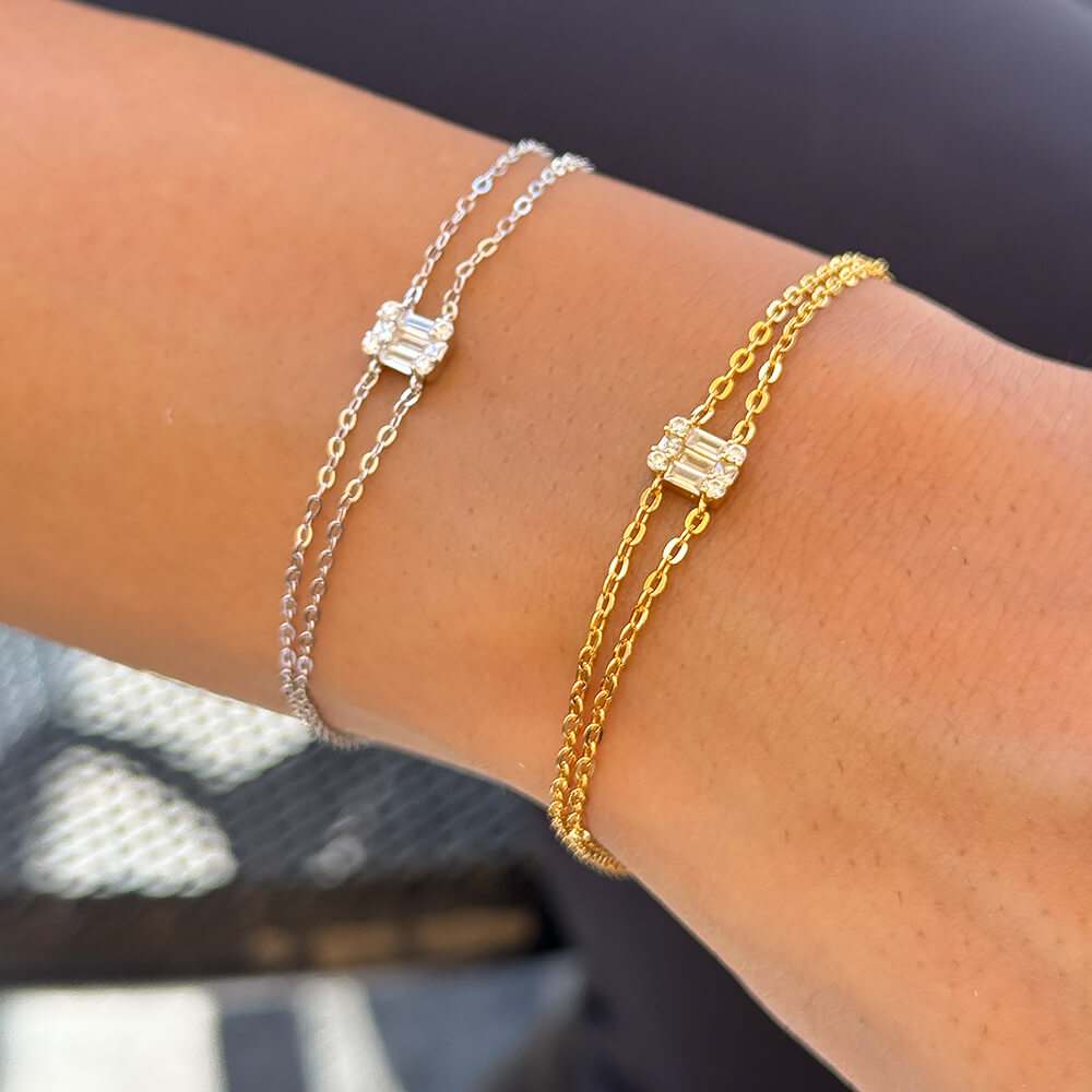 Minimalist Diamond Bracelet