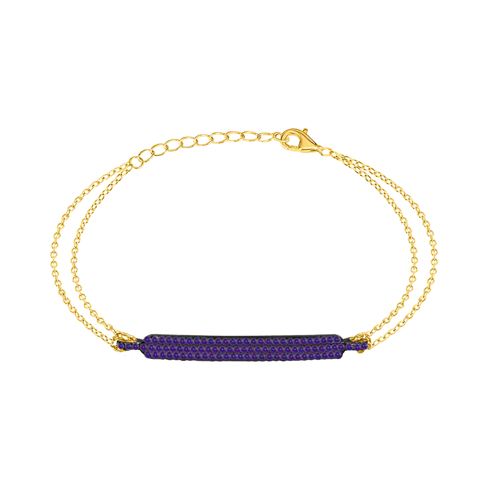 Bling Bling Platque Bracelet - Silver 925 | Pegor Jewelry - Pegor Jewelry