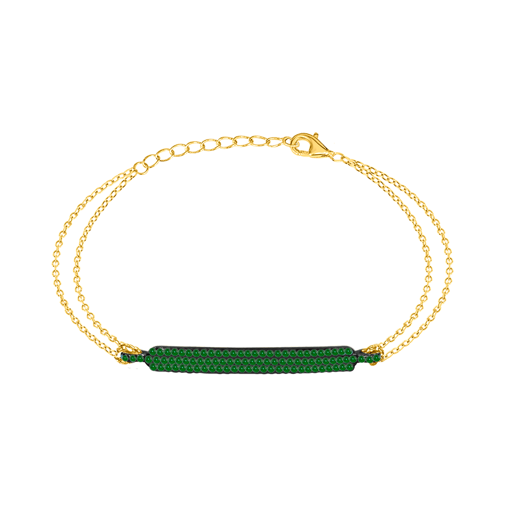 Bling Bling Plaque Bracelet