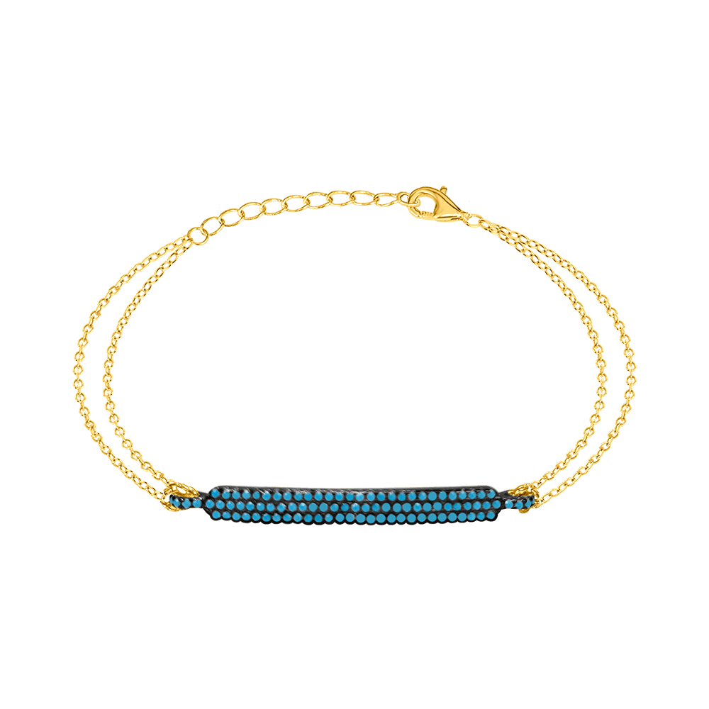 Bling Bling Plaque Bracelet