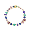 Multicolor Gems Tennis Bracelet