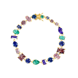 Multicolor Gems Tennis Bracelet