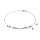 Narrow Plaque Bracelet