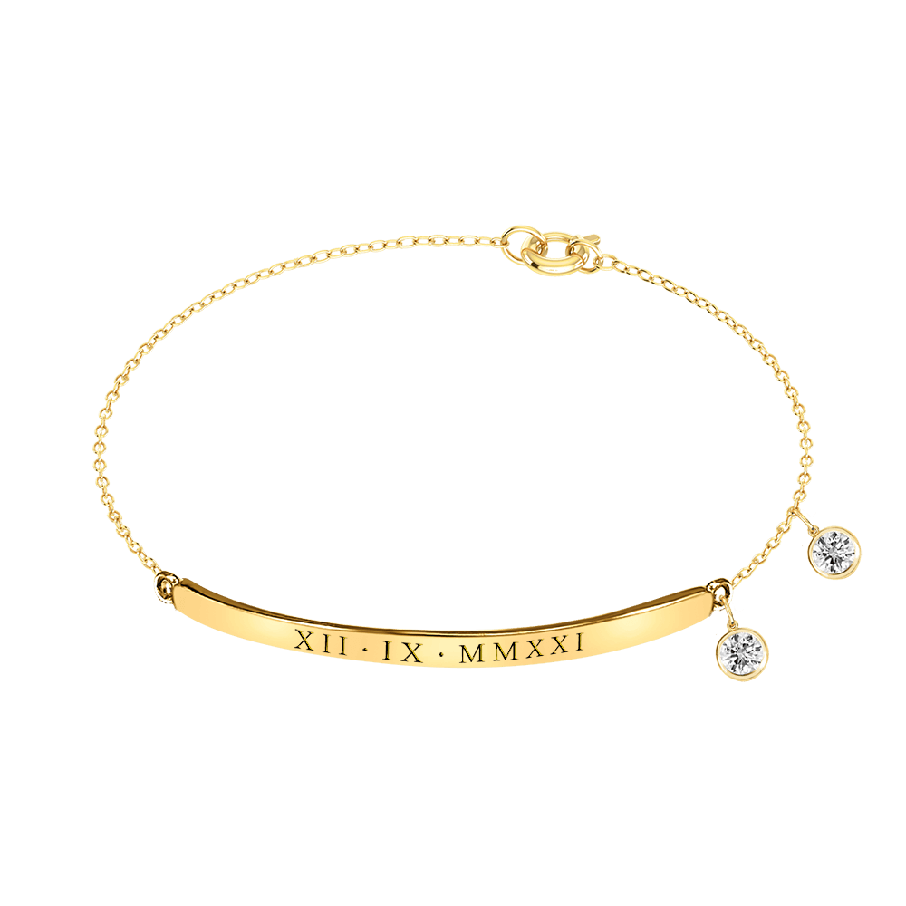 Narrow Plaque Bracelet