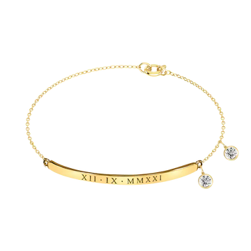 Narrow Plaque Bracelet