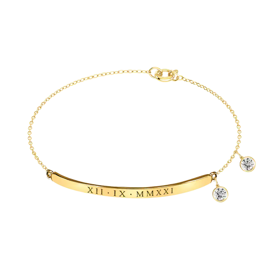 Narrow Plaque Bracelet