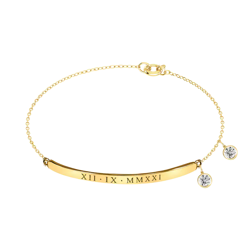 Narrow Plaque Bracelet