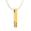 Cubic Bar Men's Necklace