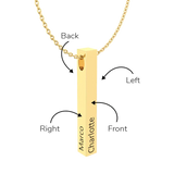 Cubic Bar Women's Necklace