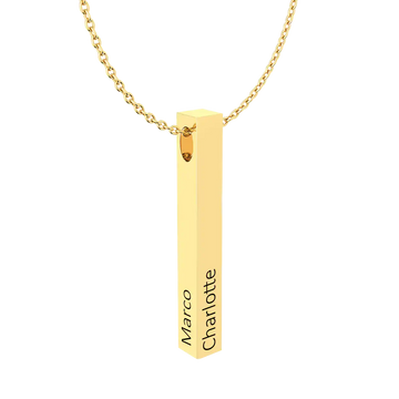 Cubic Bar Women's Necklace
