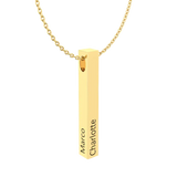 Cubic Bar Women's Necklace
