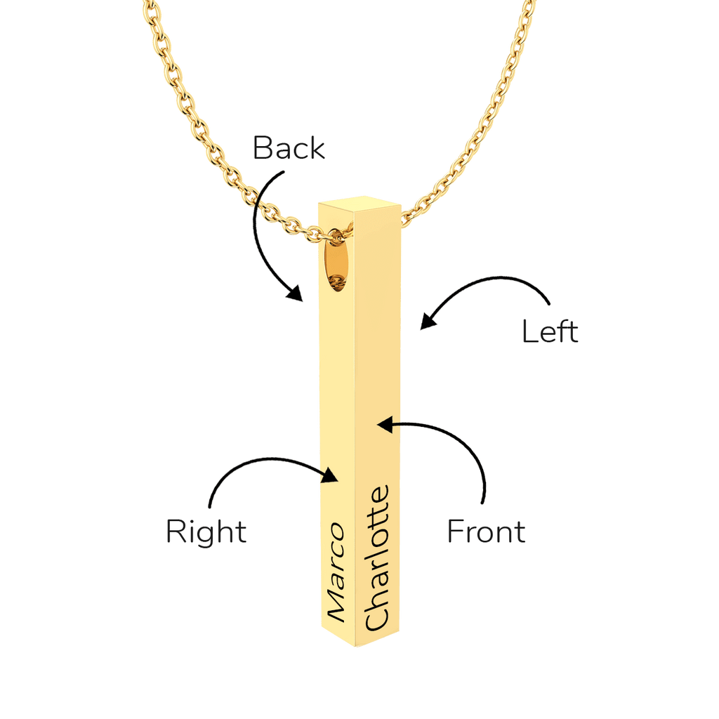 Cubic Bar Women's Necklace