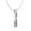 Cubic Bar Men's Necklace
