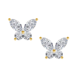 Butterfly Diamond Studs