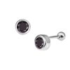 Round Diamond Ear Piercing