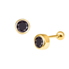 Round Diamond Ear Piercing